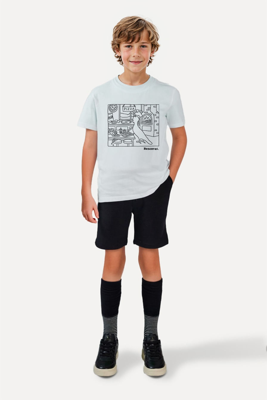 Kit Camiseta E Cane Mini Est Pp Pizzaria