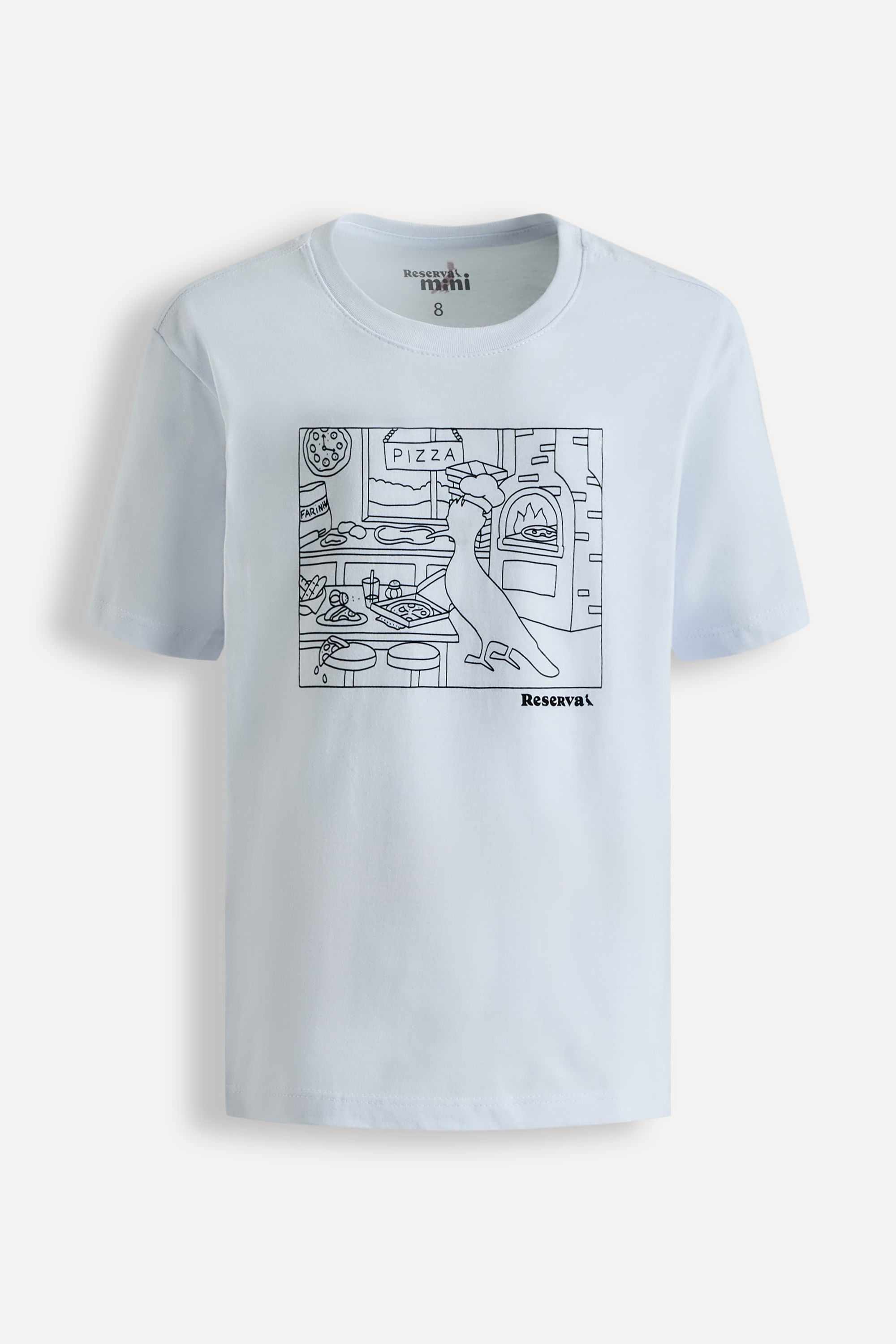 Kit Camiseta E Cane Mini Est Pp Pizzaria