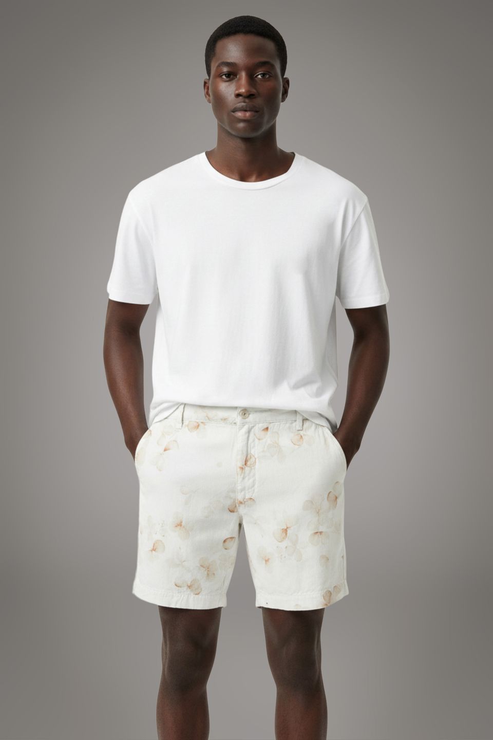 Bermuda Casual Estampada Luck Gold