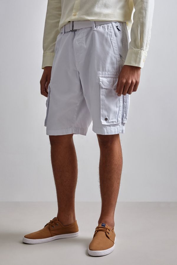 Bermuda Sarja Army Branco - 38