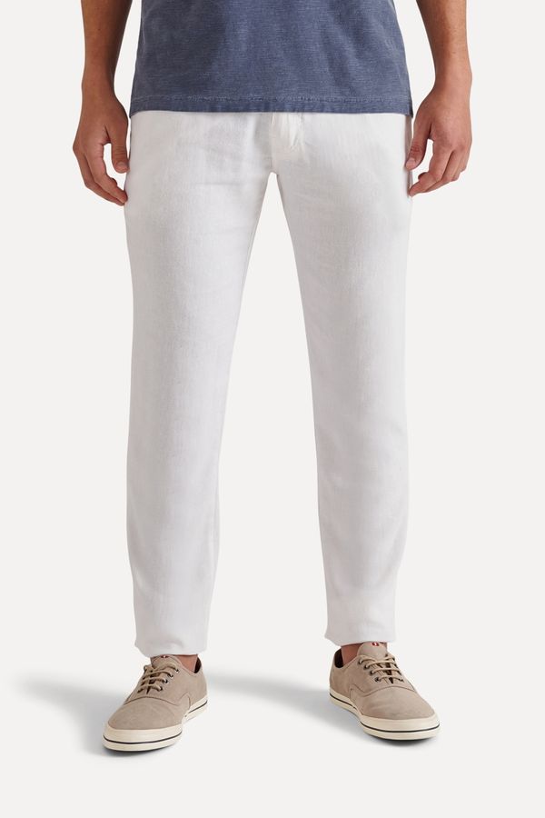 Calca 5 Pockets Linho Branco - 38
