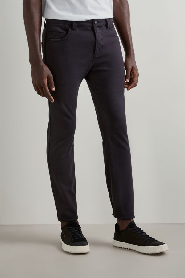 Calça Moletom 5 Pockets Elastano Preto - 40