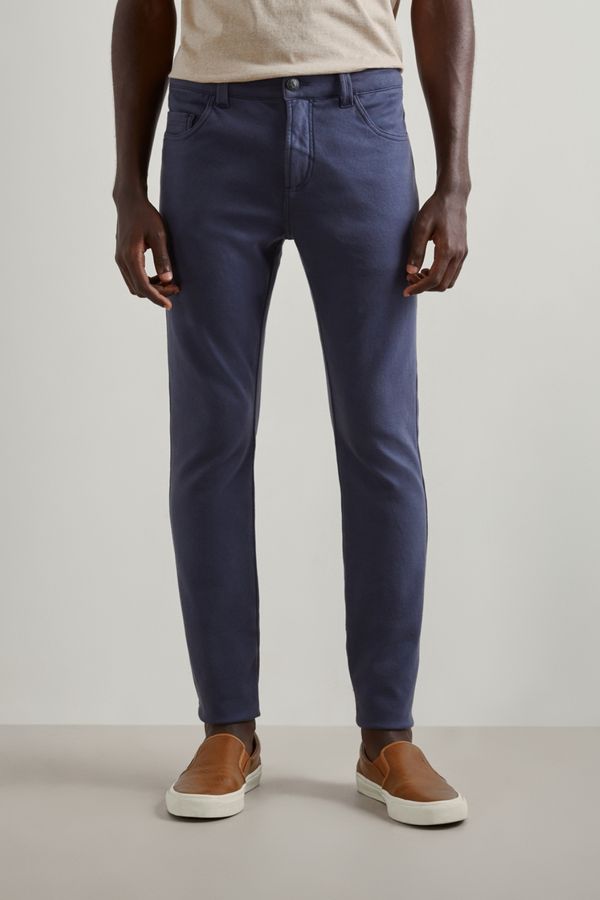 Calça Moletom 5 Pockets Elastano Marinho - 38