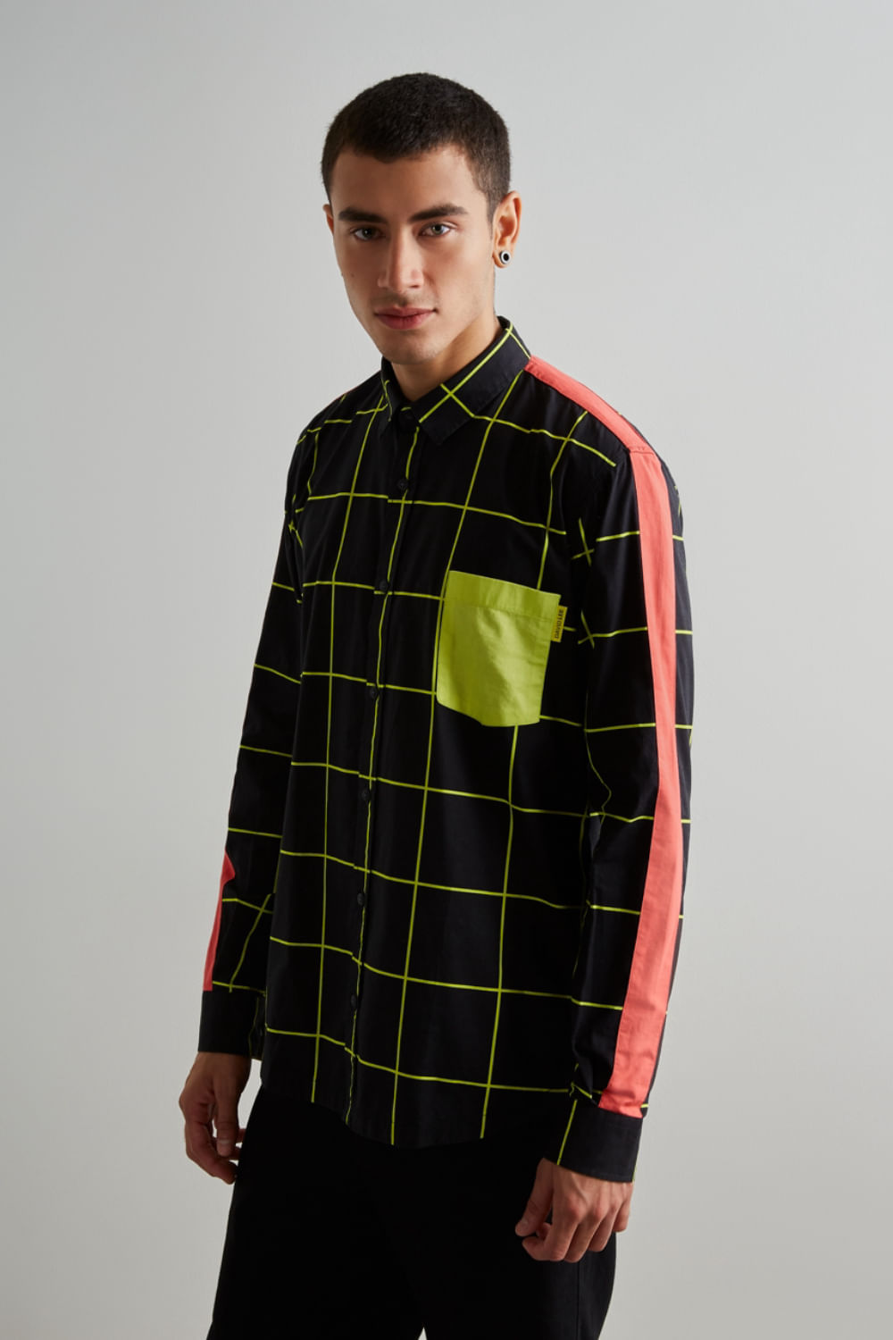 Camisa David Grid
