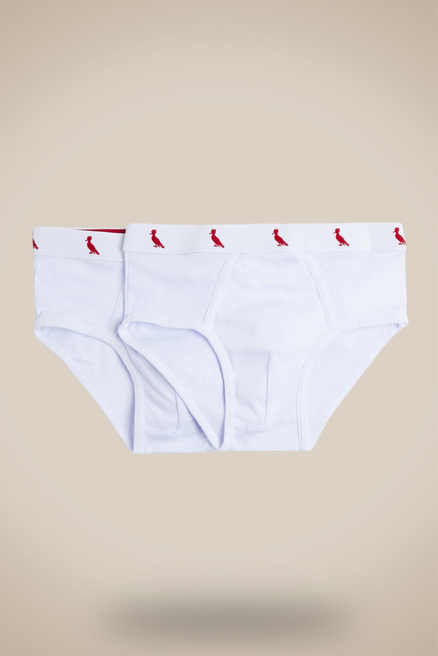 Cueca Mini Cont. Basica Pack 2 - Branco - 04