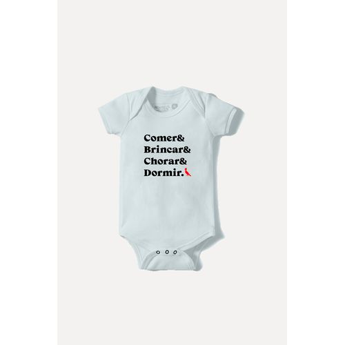 Body Reserva Mini Bebê Comer - Branco - P
