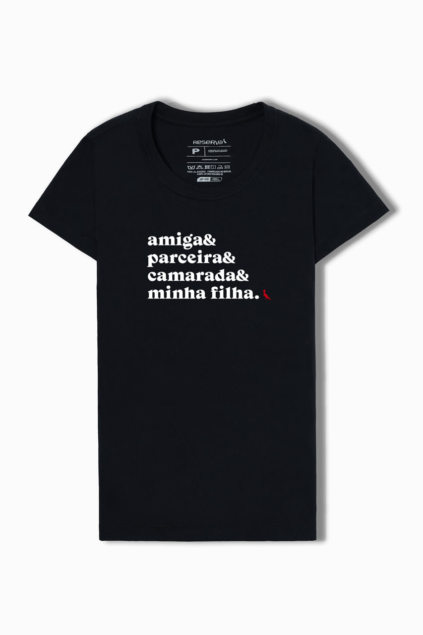 Camiseta  Mãe de Filha Camarada
