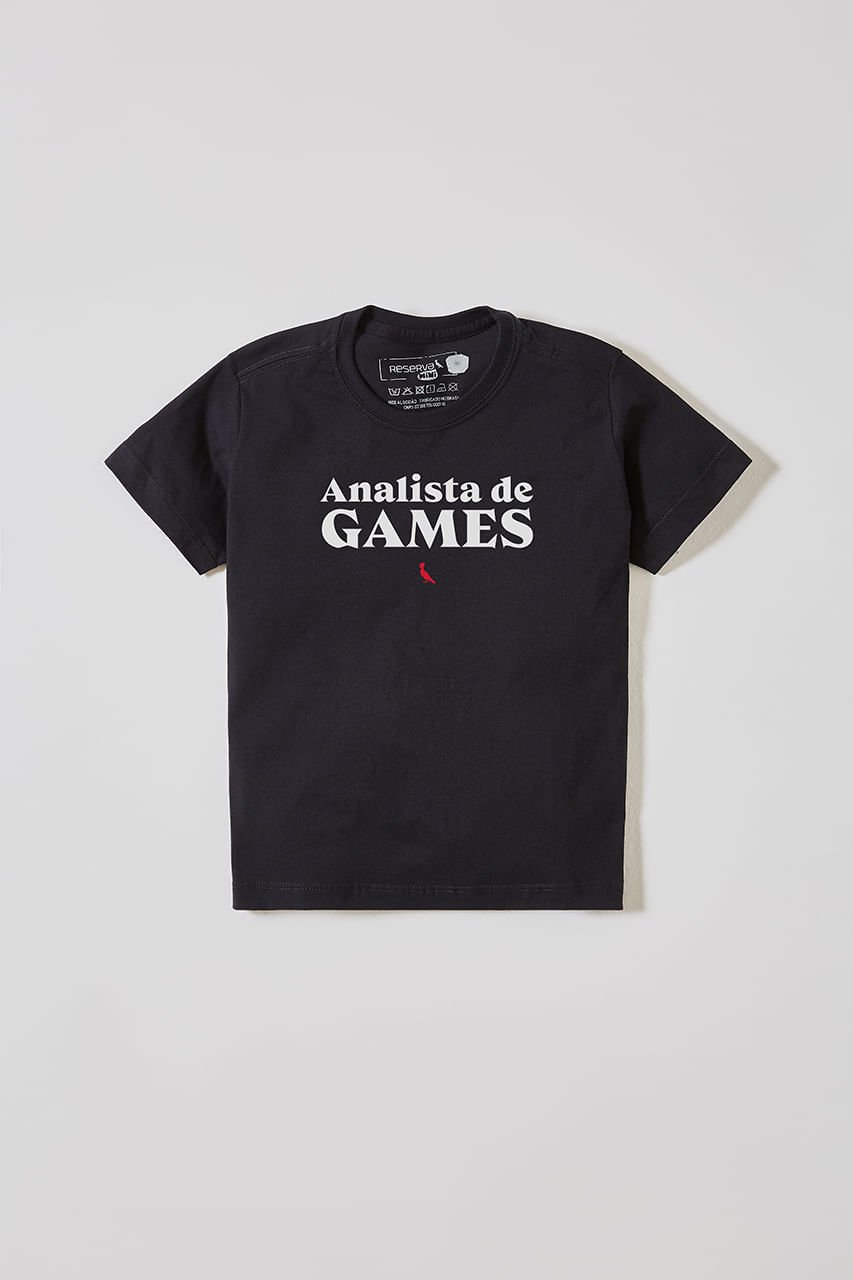 Camiseta Mini Analista De Games