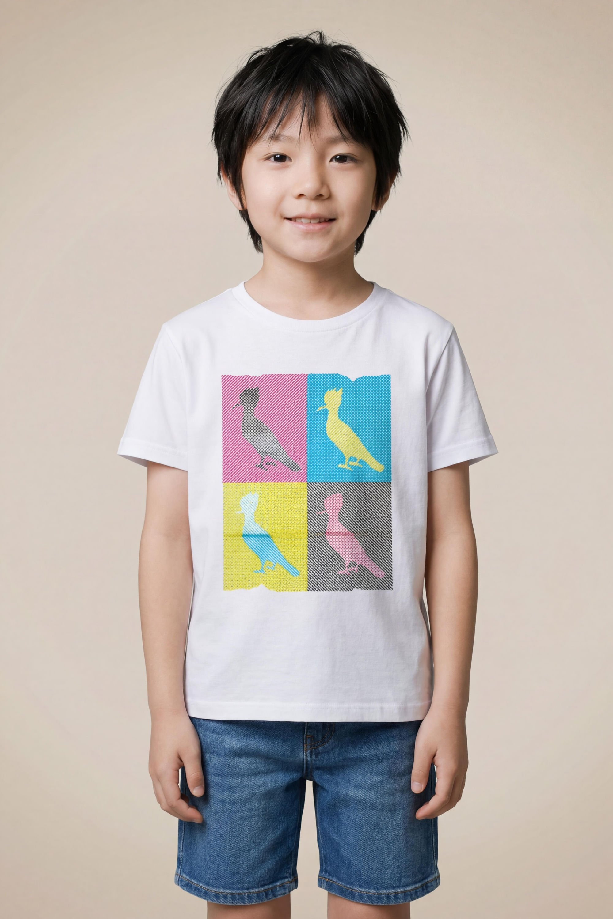 Camiseta Est Mini Pica Pau Halftone