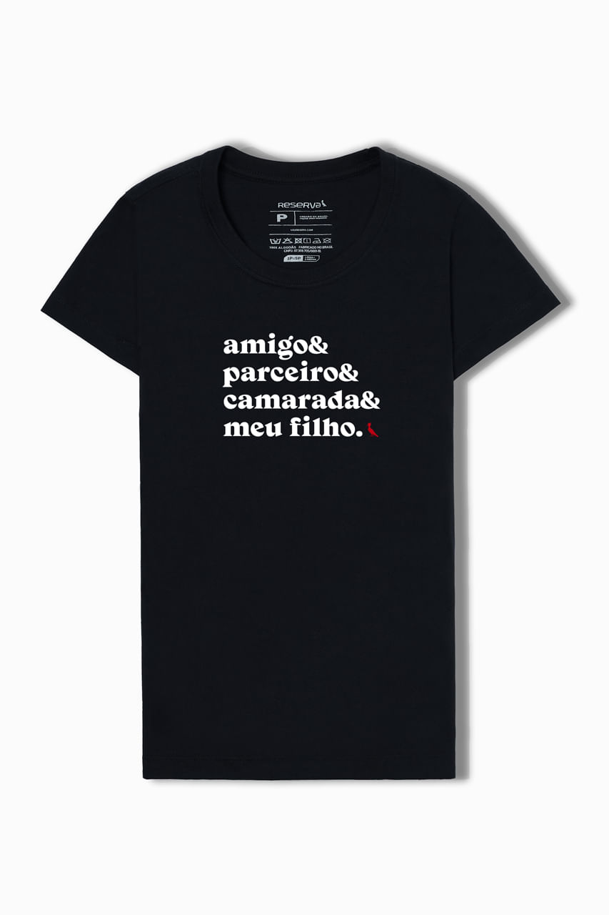 Camiseta Mãe De Filho Camarada