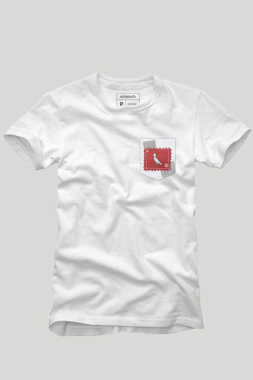 Camiseta Mini Bolso Xadrez Retalho