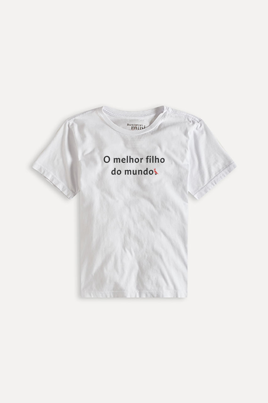 Camiseta Mini Est O Melhor Filho Do Mund