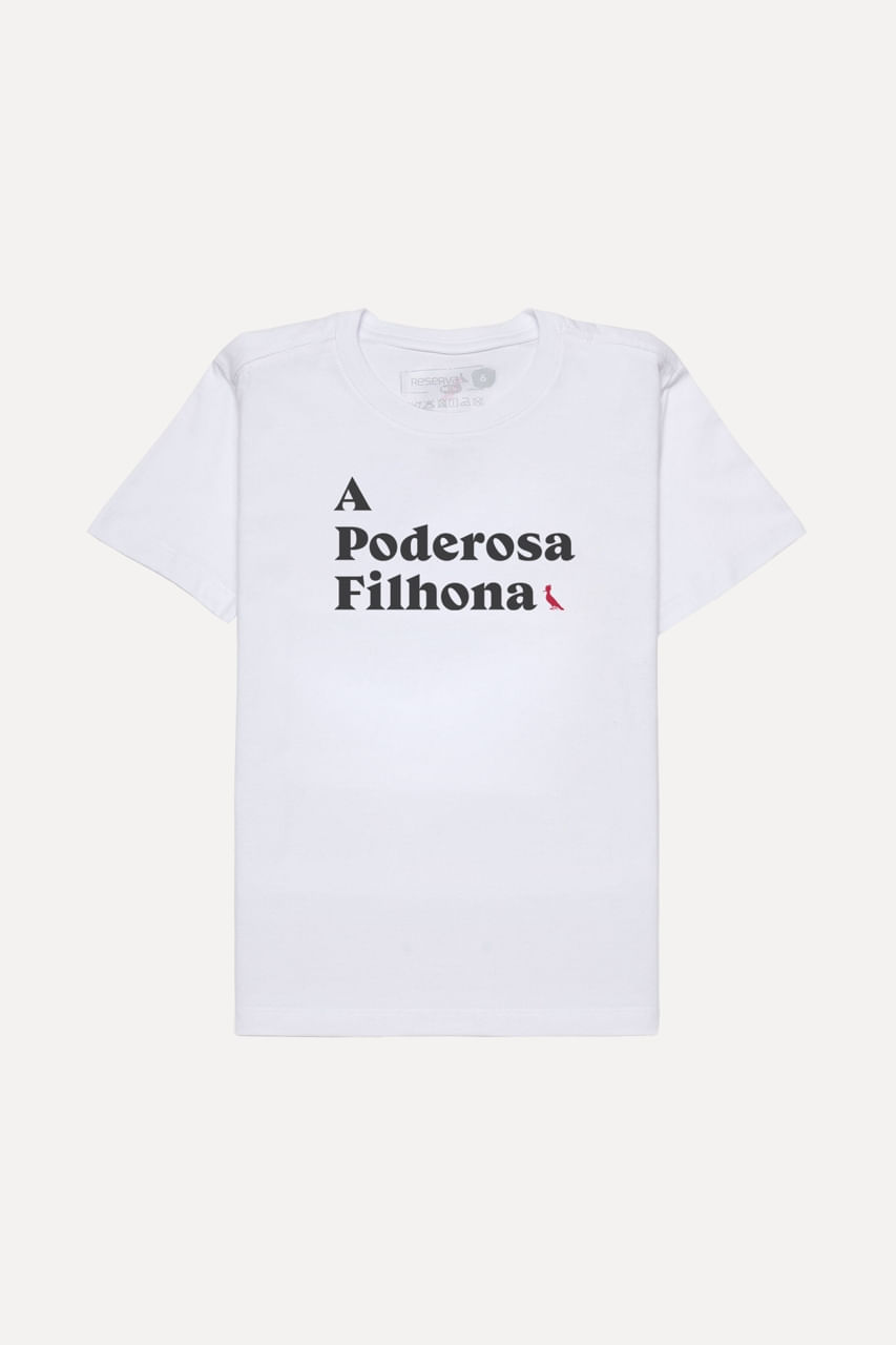 Camiseta Reserva Minina Poderosa Filhona