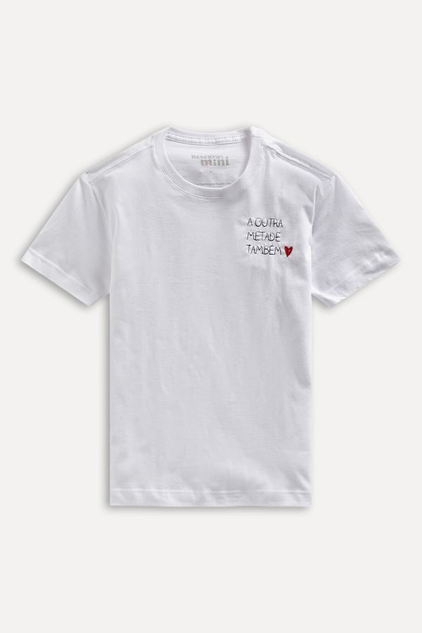 Camiseta Mini A Outra Metade Também Branco - 02