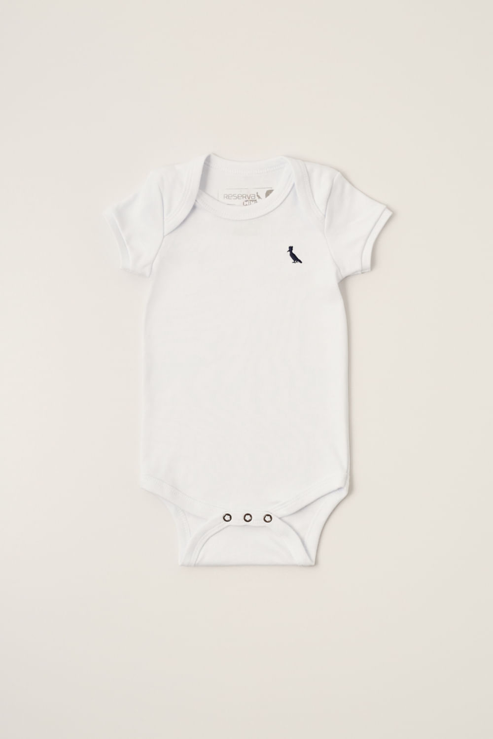 Body Reserva Mini Bebê Gota Pp Bordado - Branco - G