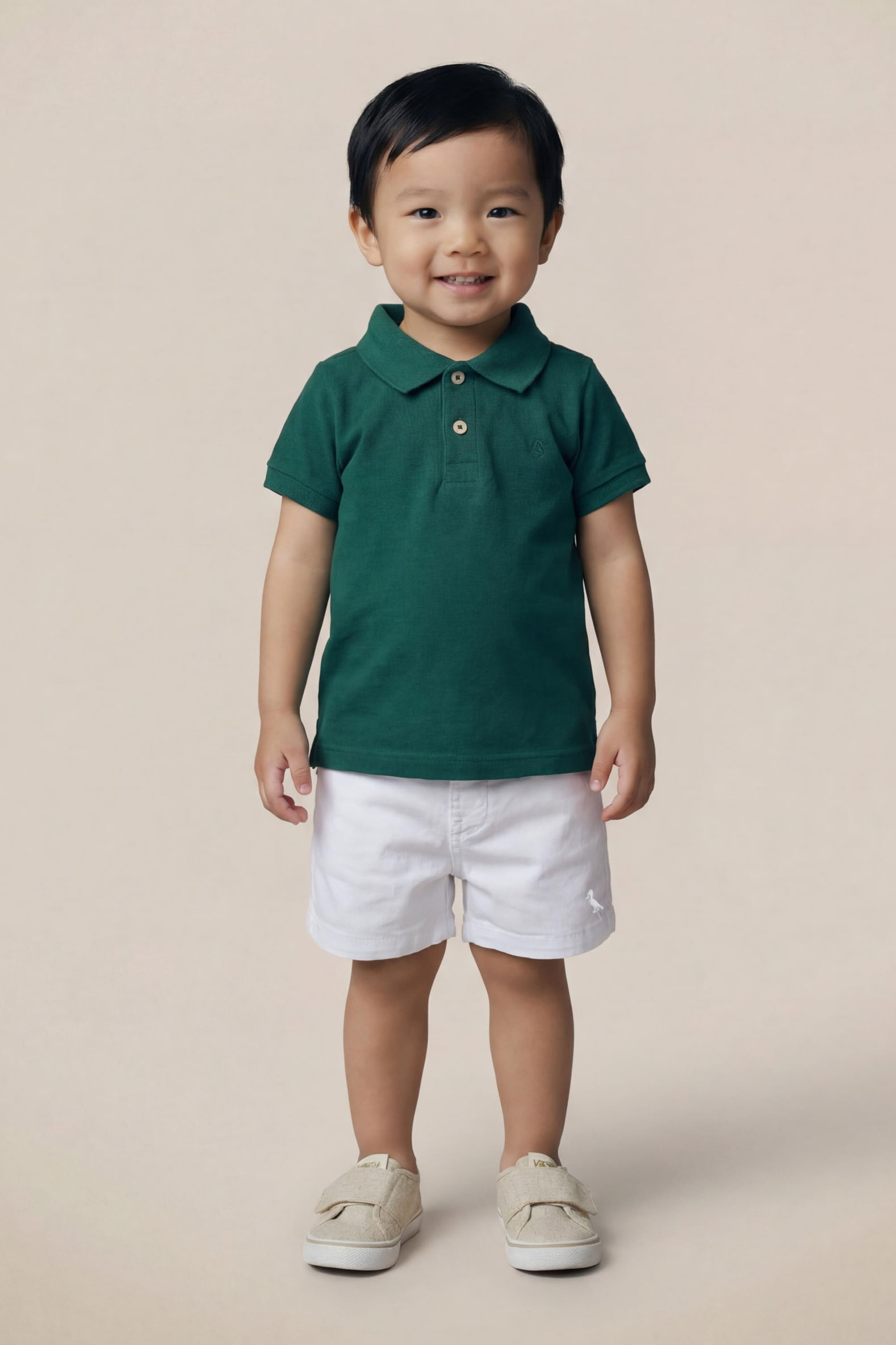 Bermuda Bebê Básica Casual Nova - Branco - M