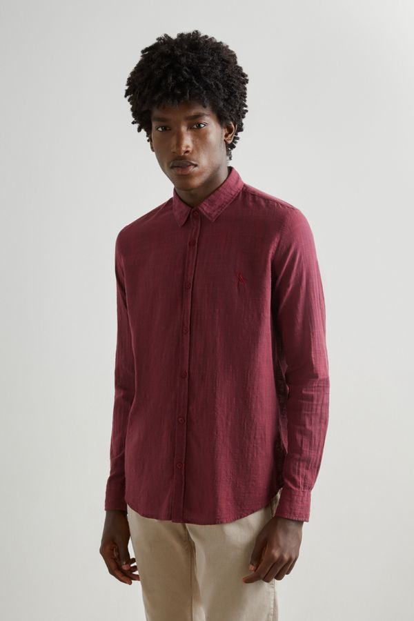 Camisa Hame Bordeaux - M