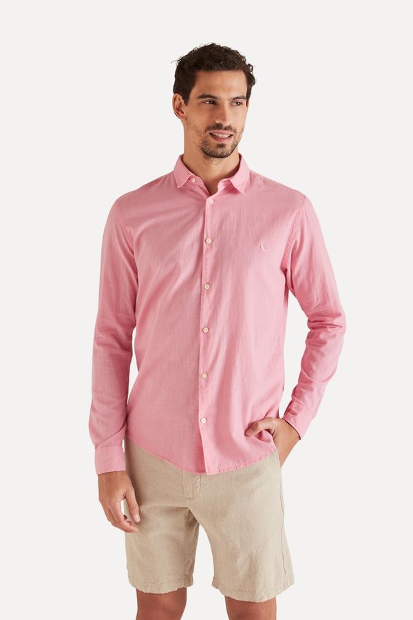 Camisa Ml Buzios Rosa - G