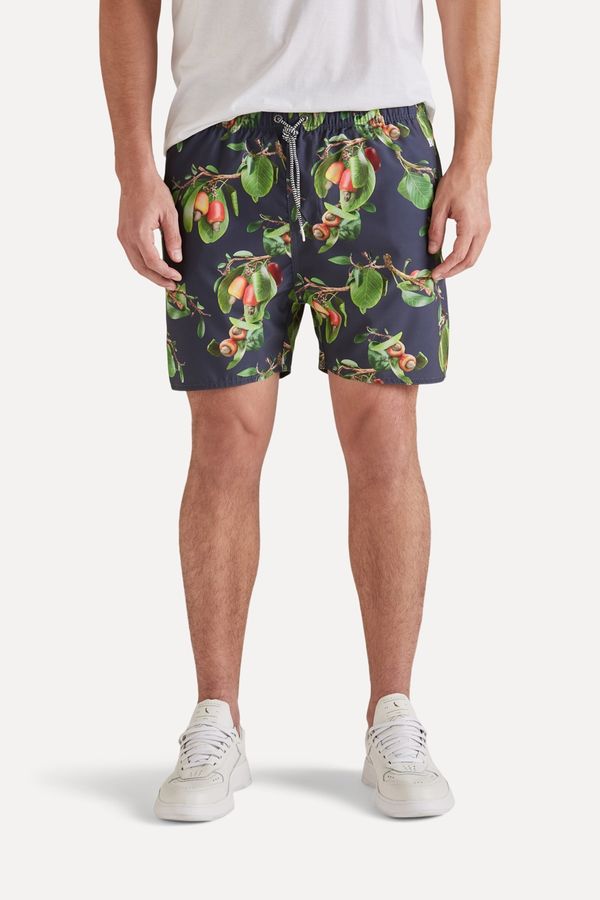 Short Estampado Cajueiro Marinho - P