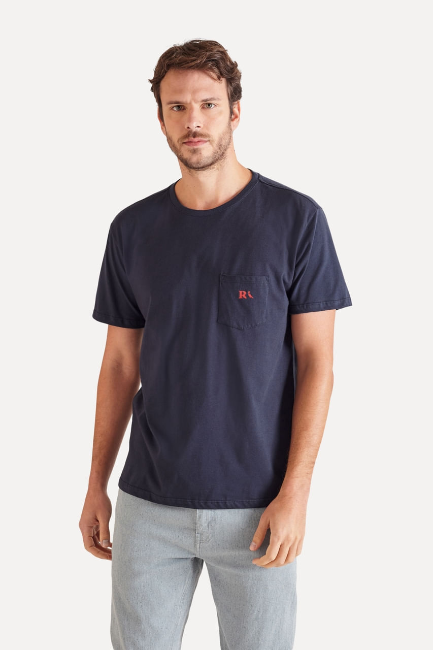 Camiseta Estampada R Ass Bolso