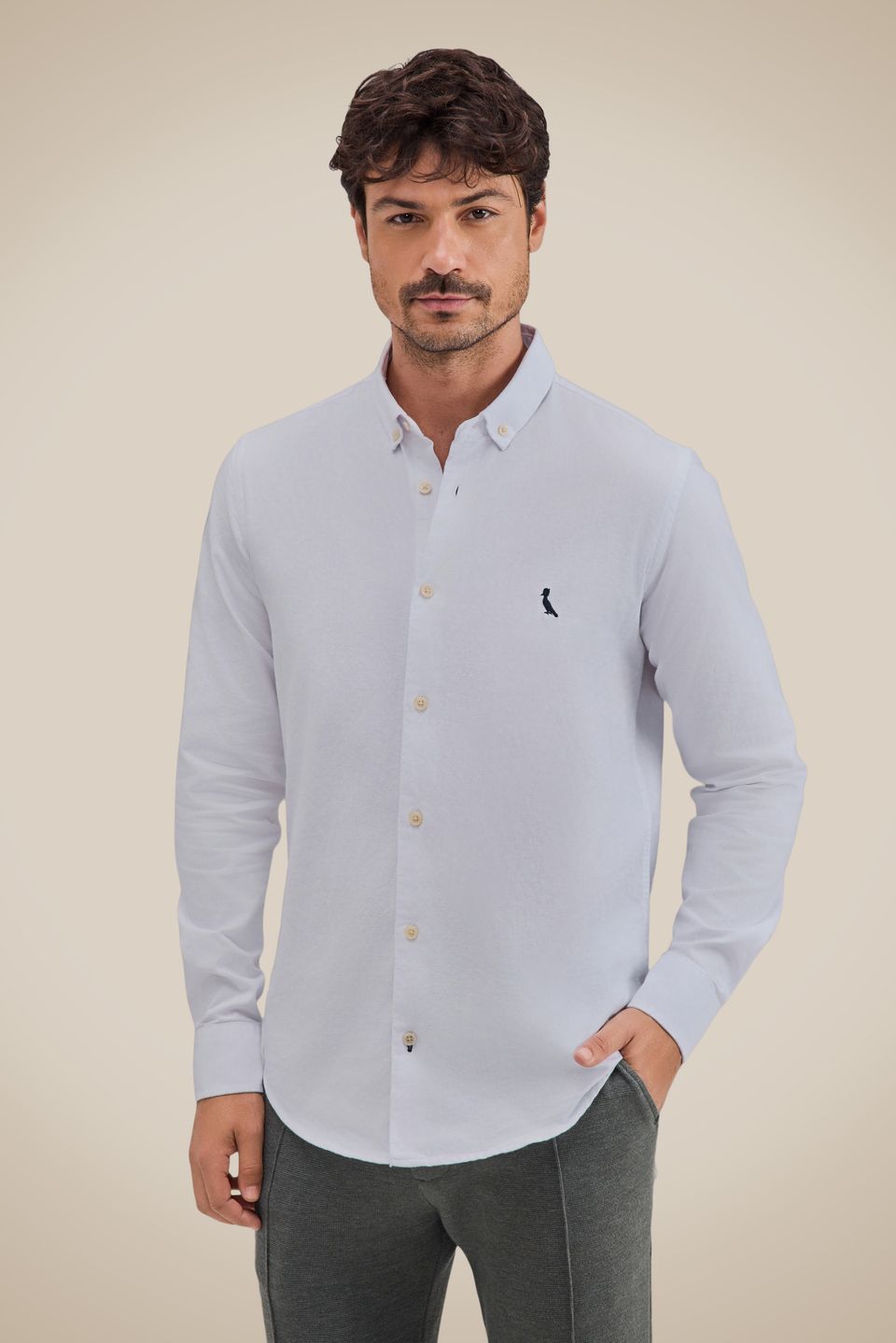 Camisa Oxford Sport
