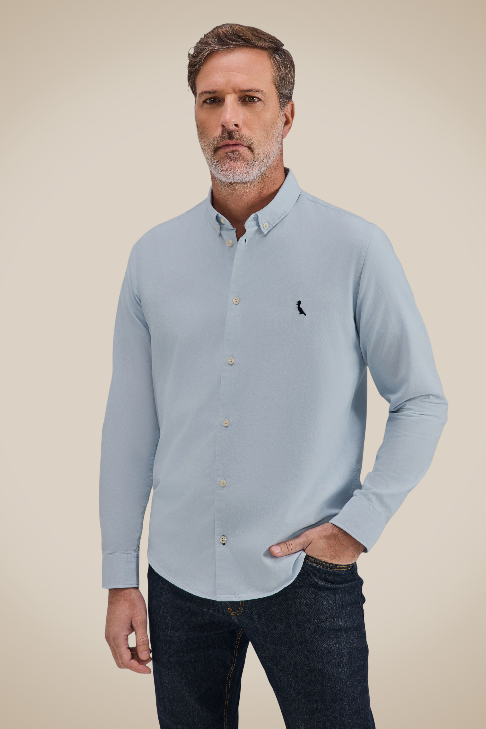 Camisa Oxford Sport