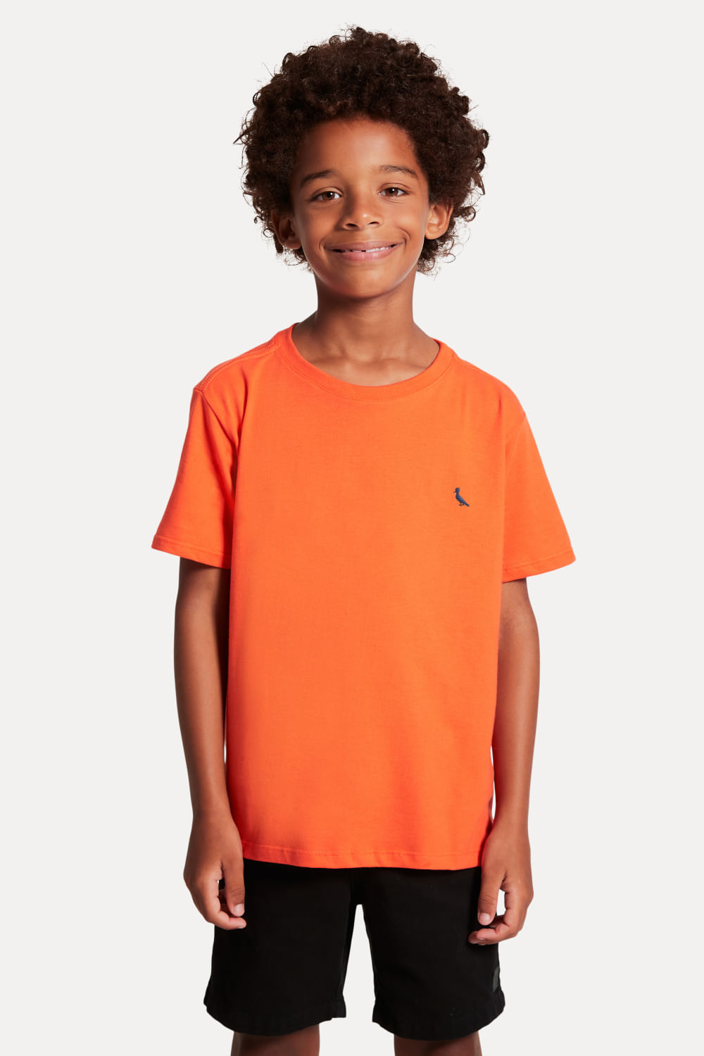Camiseta Reserva Mini Gota Pica-pau Bordado - Laranja - 04