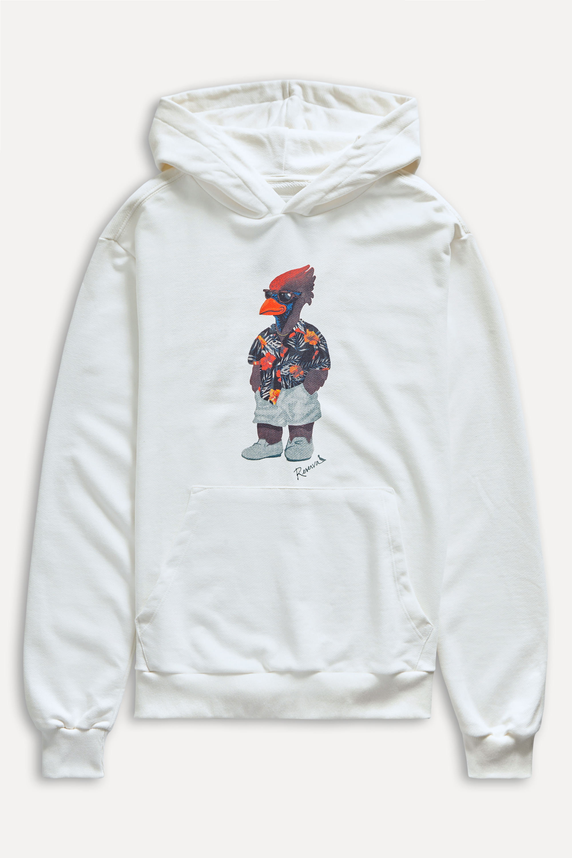 Hoodie Estampado Mascote Praia — Reserva