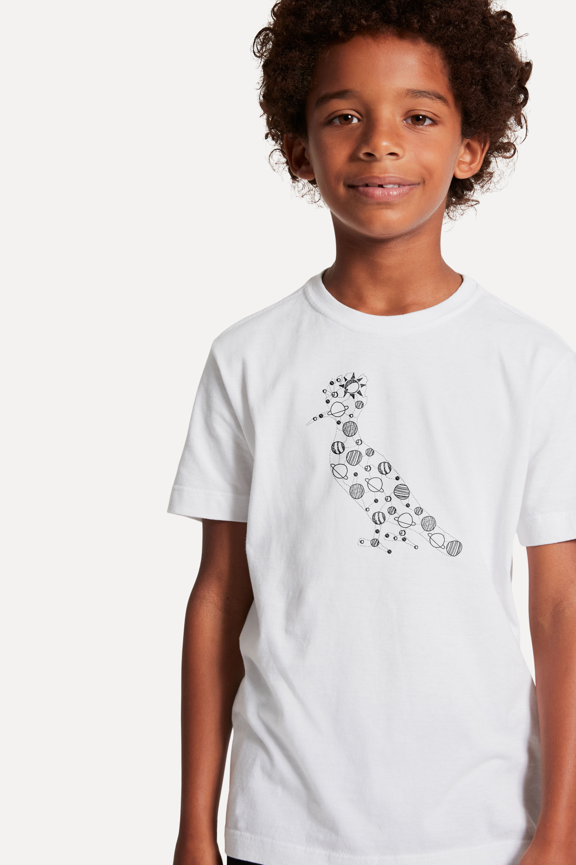 Camiseta Mini Pica Pau Sistema Solar