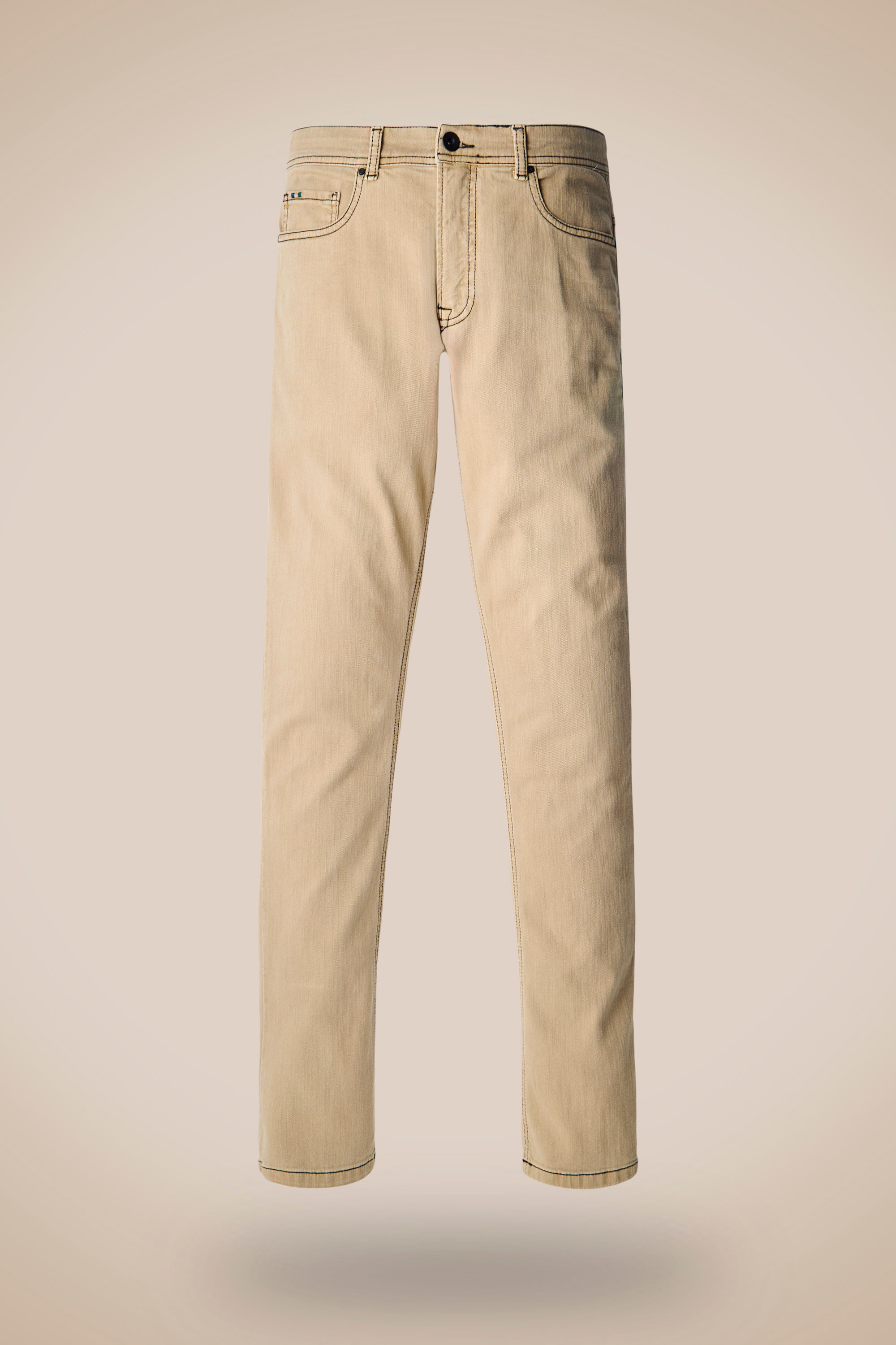 Calca Jeans Slim Sapoti - Khaki - 38