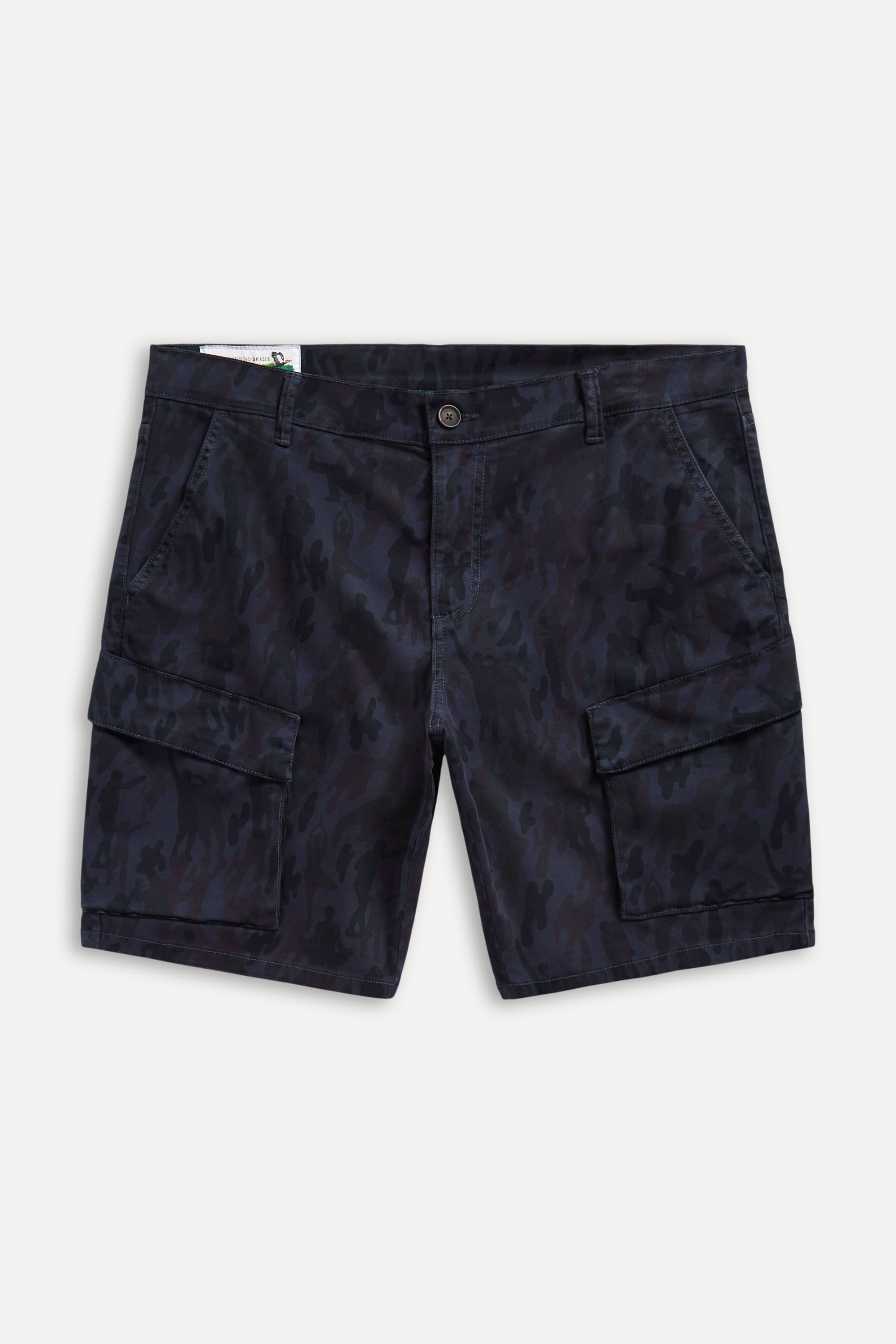 Bermuda Cargo Estampada Rock Camuflado