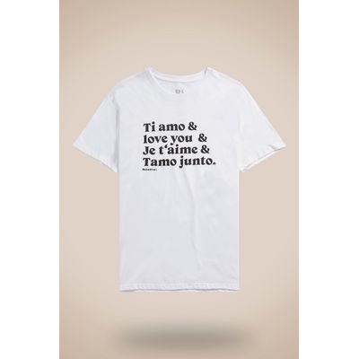 Camiseta Estampada &&& Te Amo
