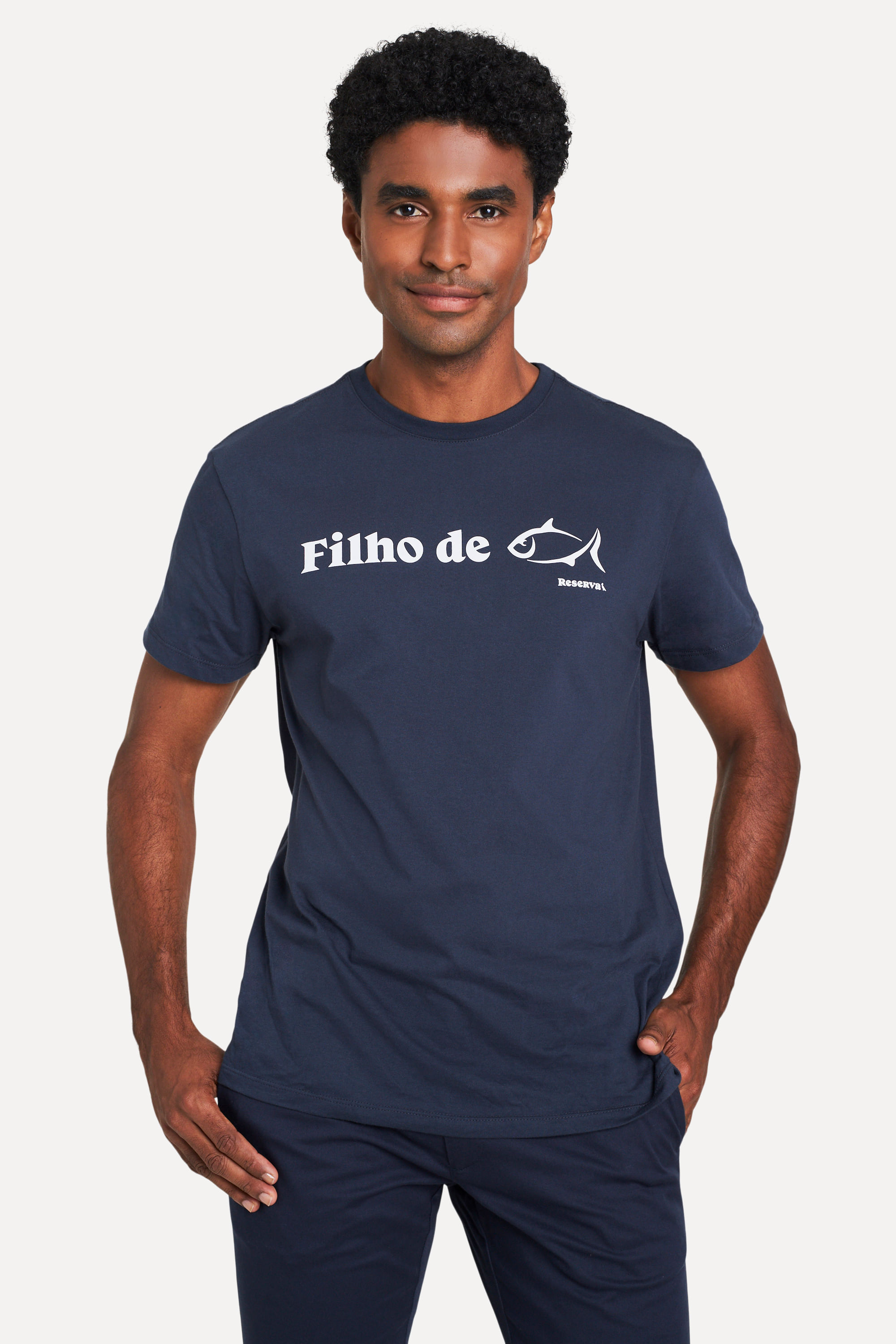 Camiseta Estampada Filho de Peixe — Reserva