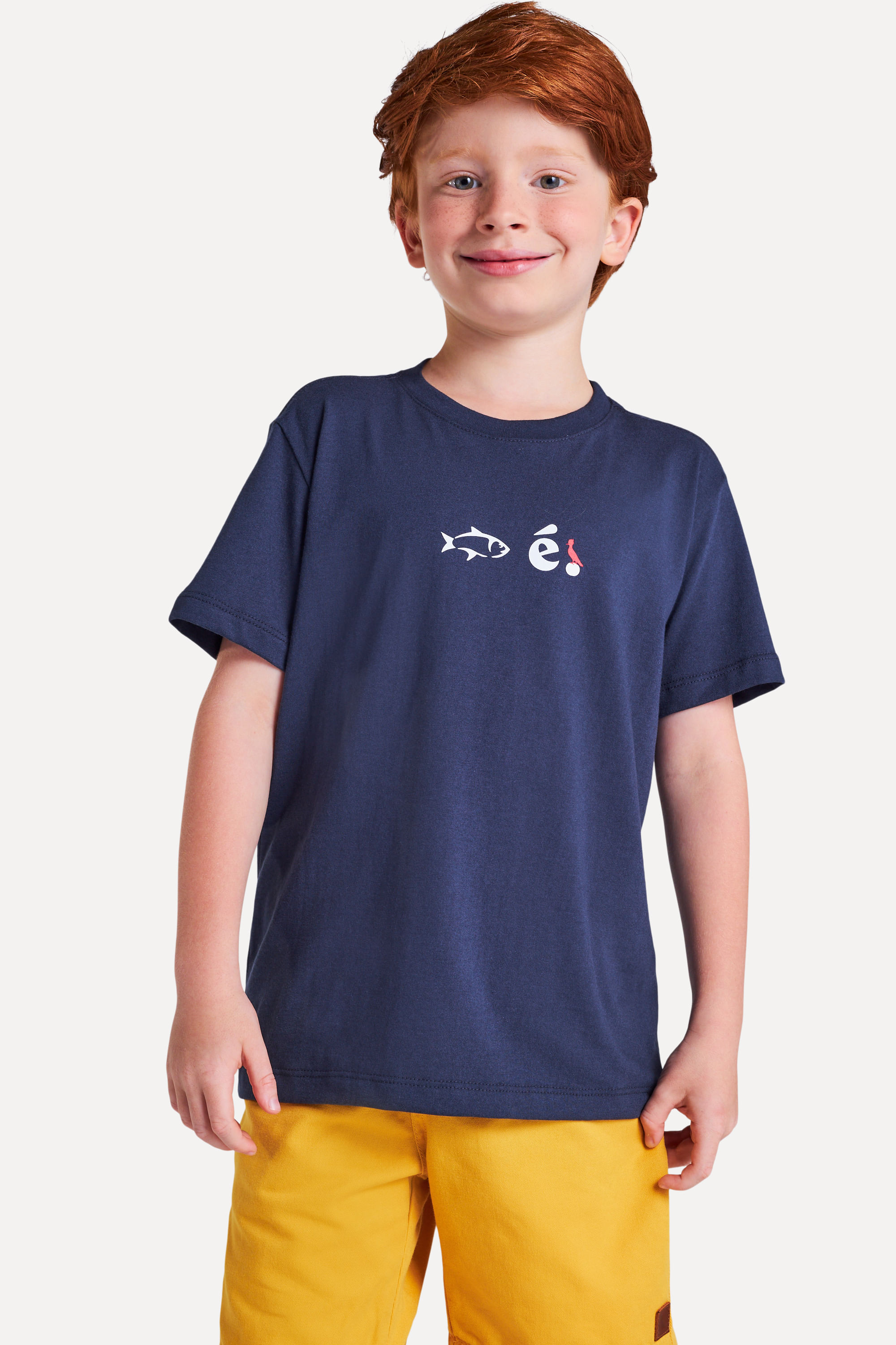 Camiseta Mini Estampada Peixinho E