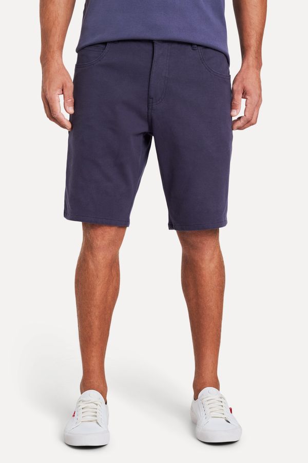 Bermuda 5 Pockets Moletom Marinho Navy - 46