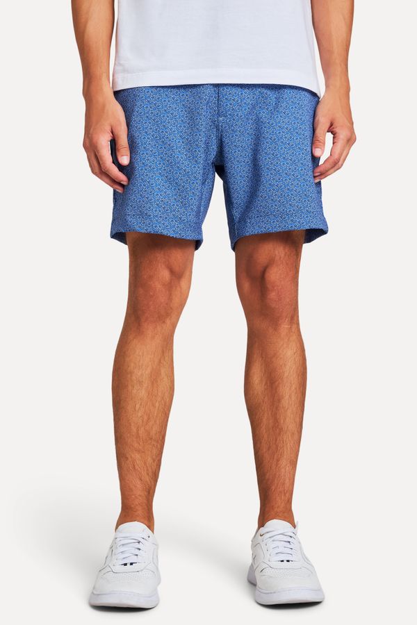 Short Arpoador Estampado Pool Azul - 38
