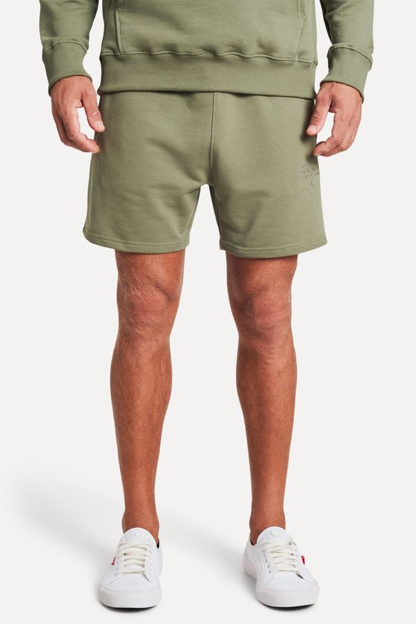 Bermuda Moletom Lisa Verde Militar - M