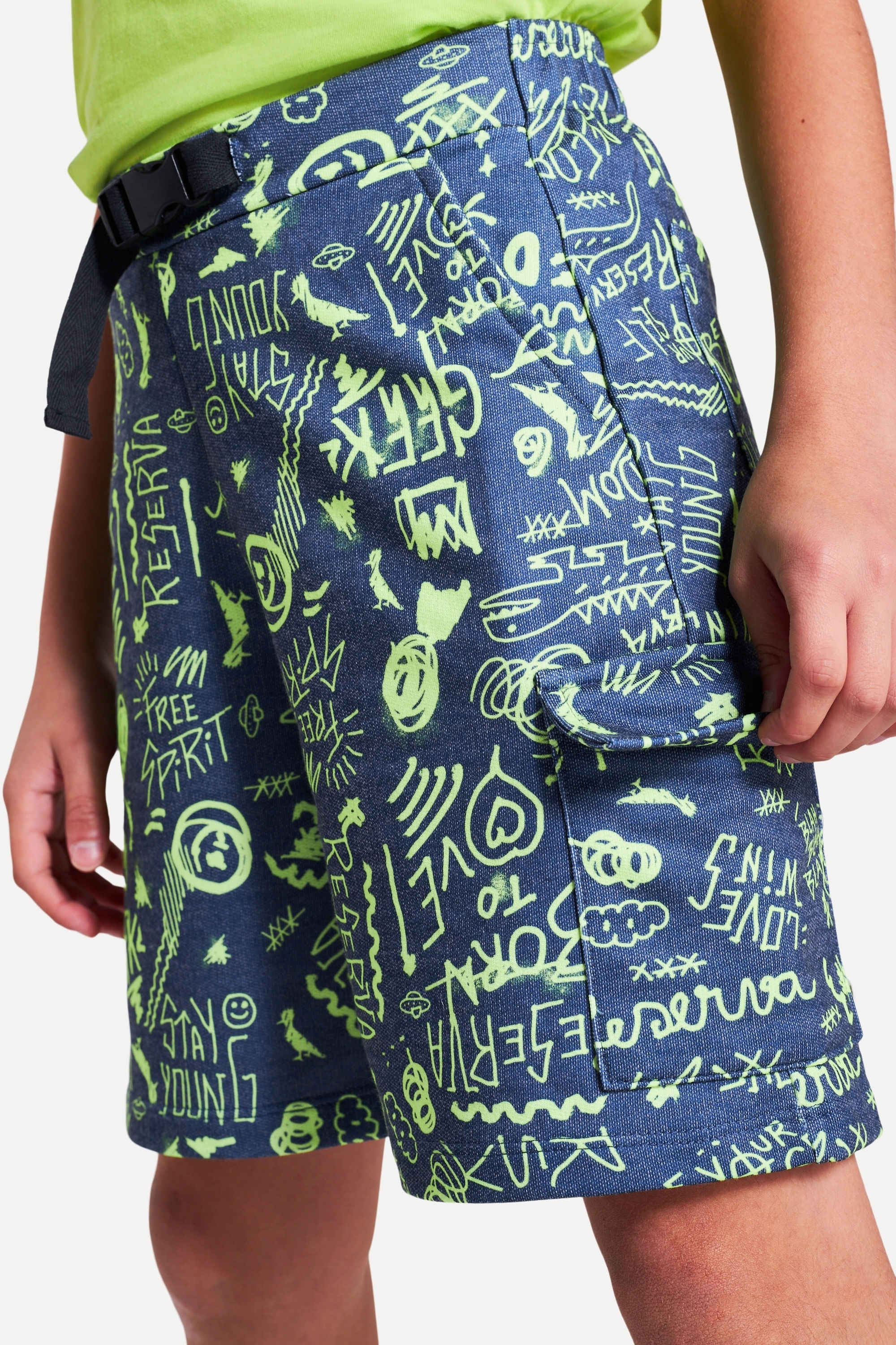 Bermuda Cargo Mini Moletom Stay Young