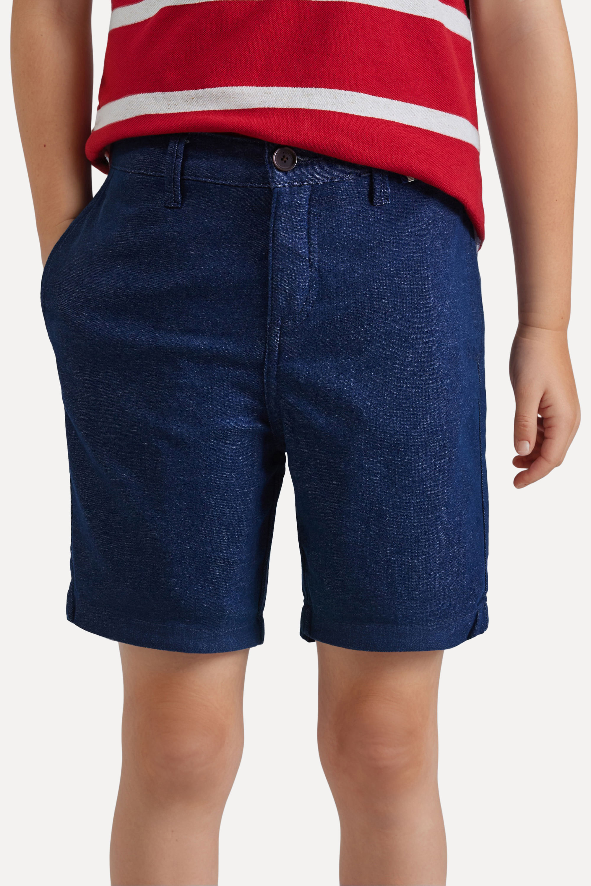 Bermuda Casual Reserva Mini Tito - Azul Jeans - 04
