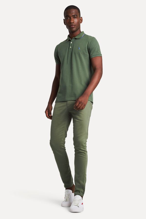 Calca Super Skinny Color Militar - 48