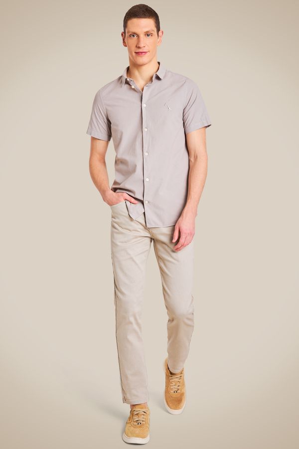 Calca Skinny Color Cinza Lua - 40