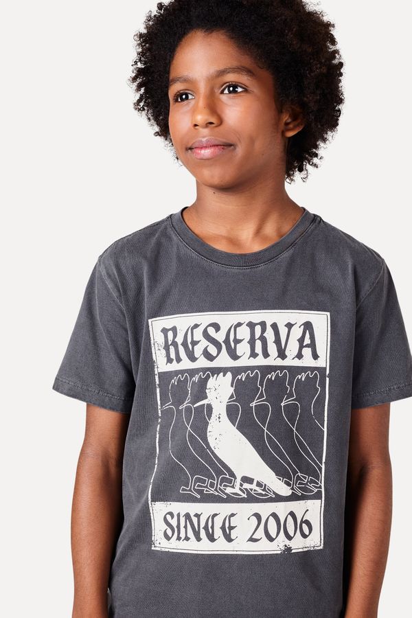Camiseta Mc Mini Estampada Reverb Gotico Preto - 18