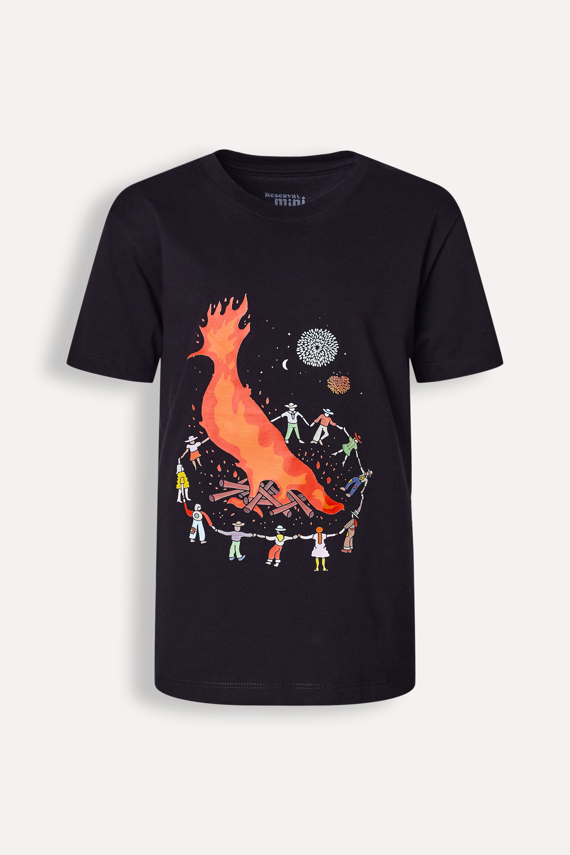Camiseta Mini Est Pica Pau Fogueira