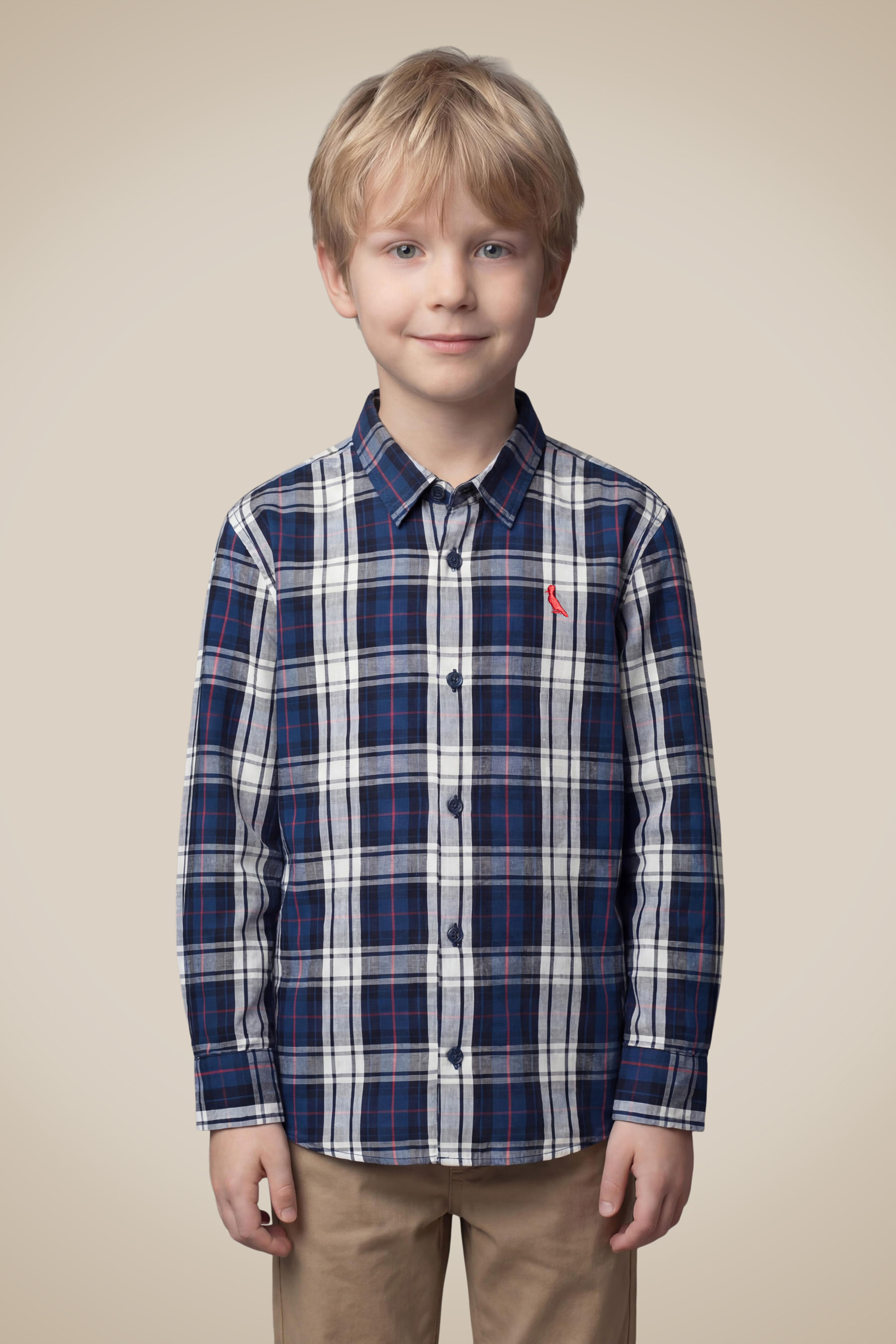 Camisa Mini Ml Xadrez Anarrie