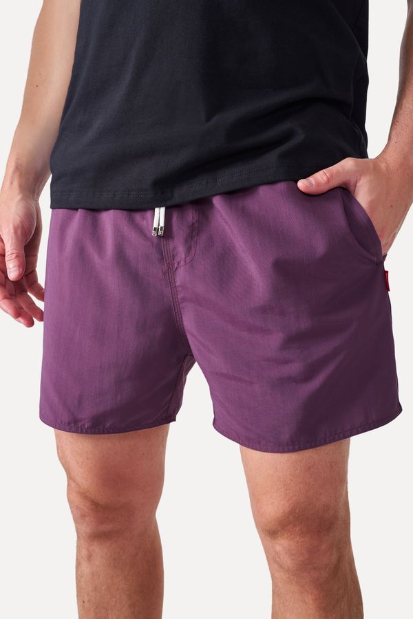Short Praia Liso Vinho - M