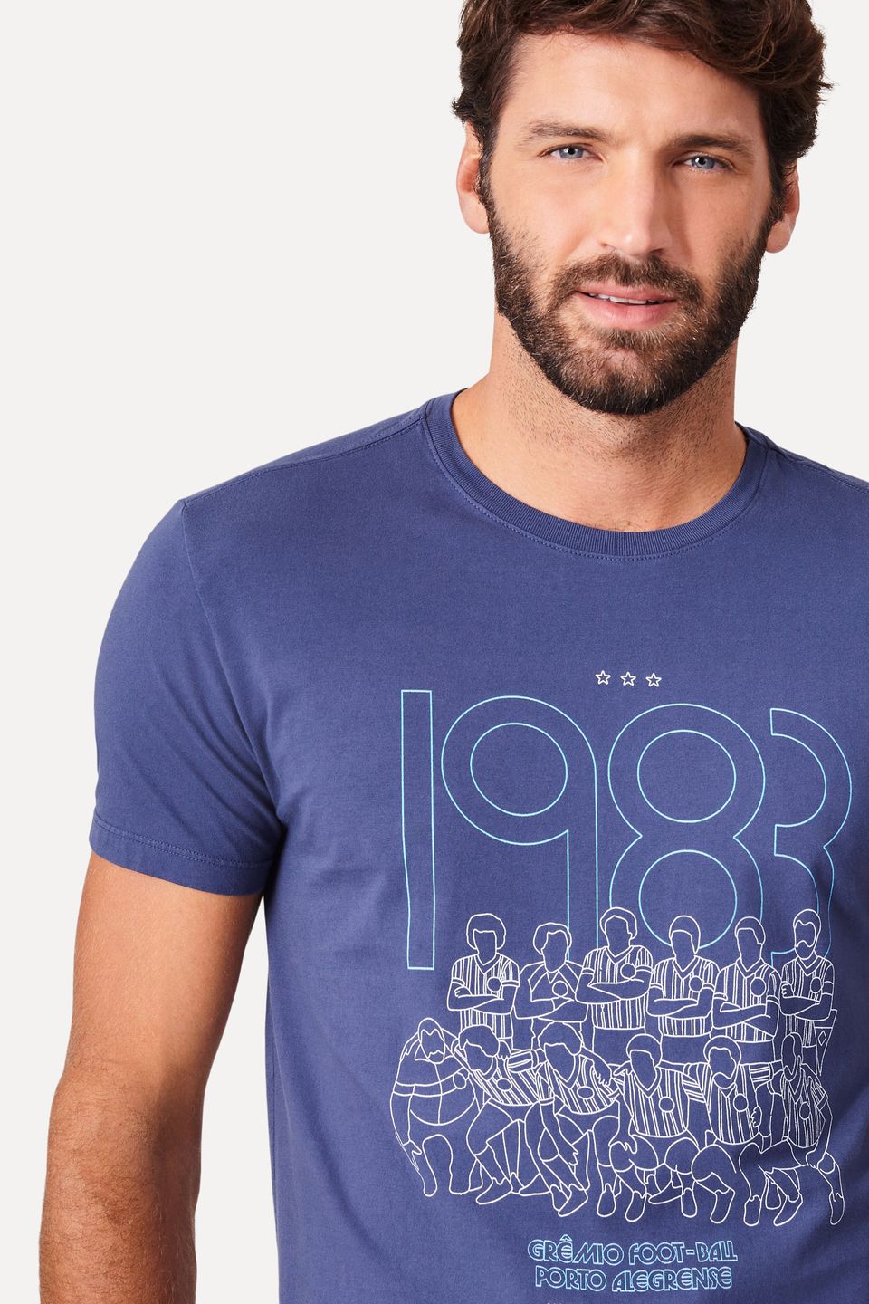 Camiseta Jogadores Gremio Azul