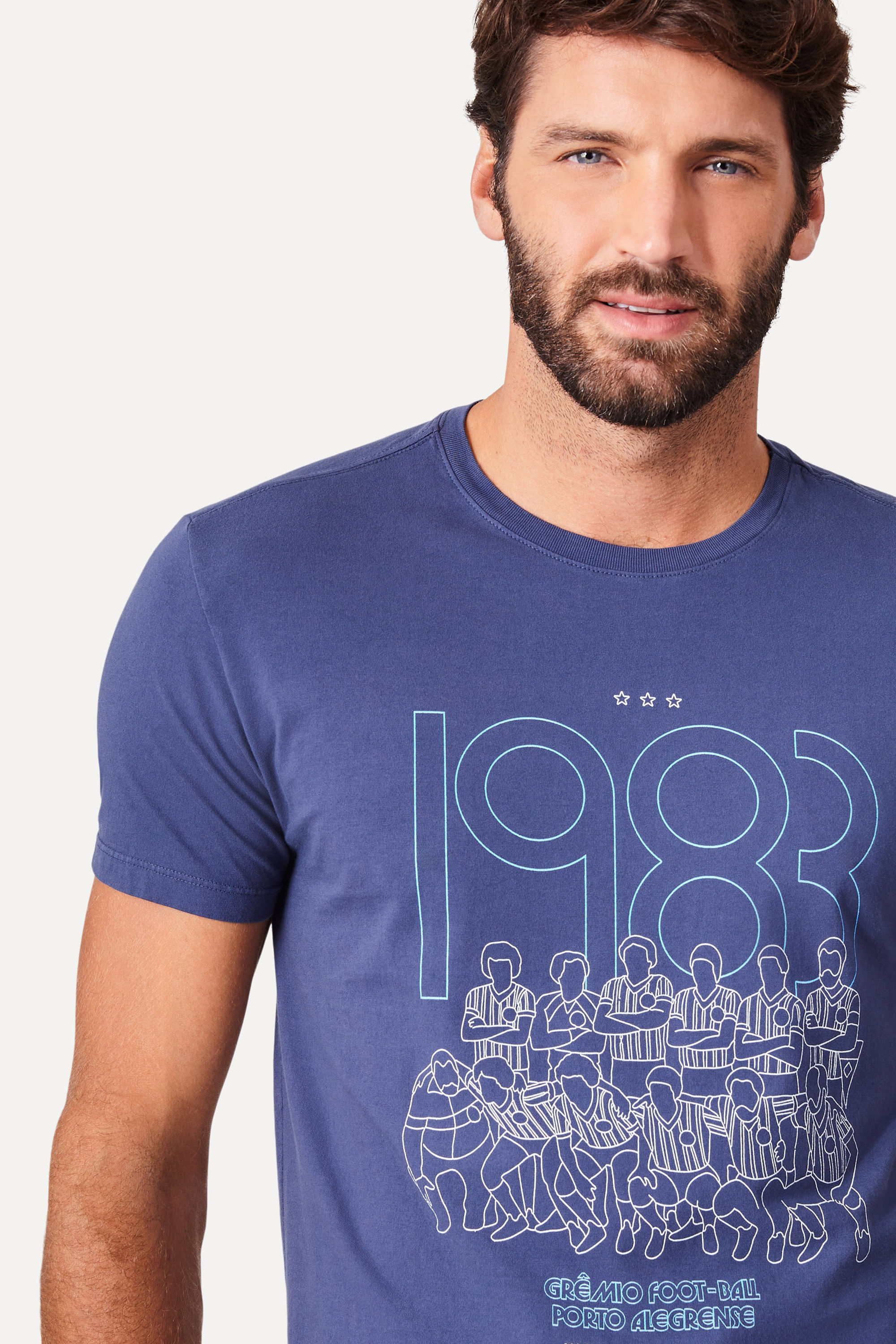 Camiseta Jogadores Gremio Azul