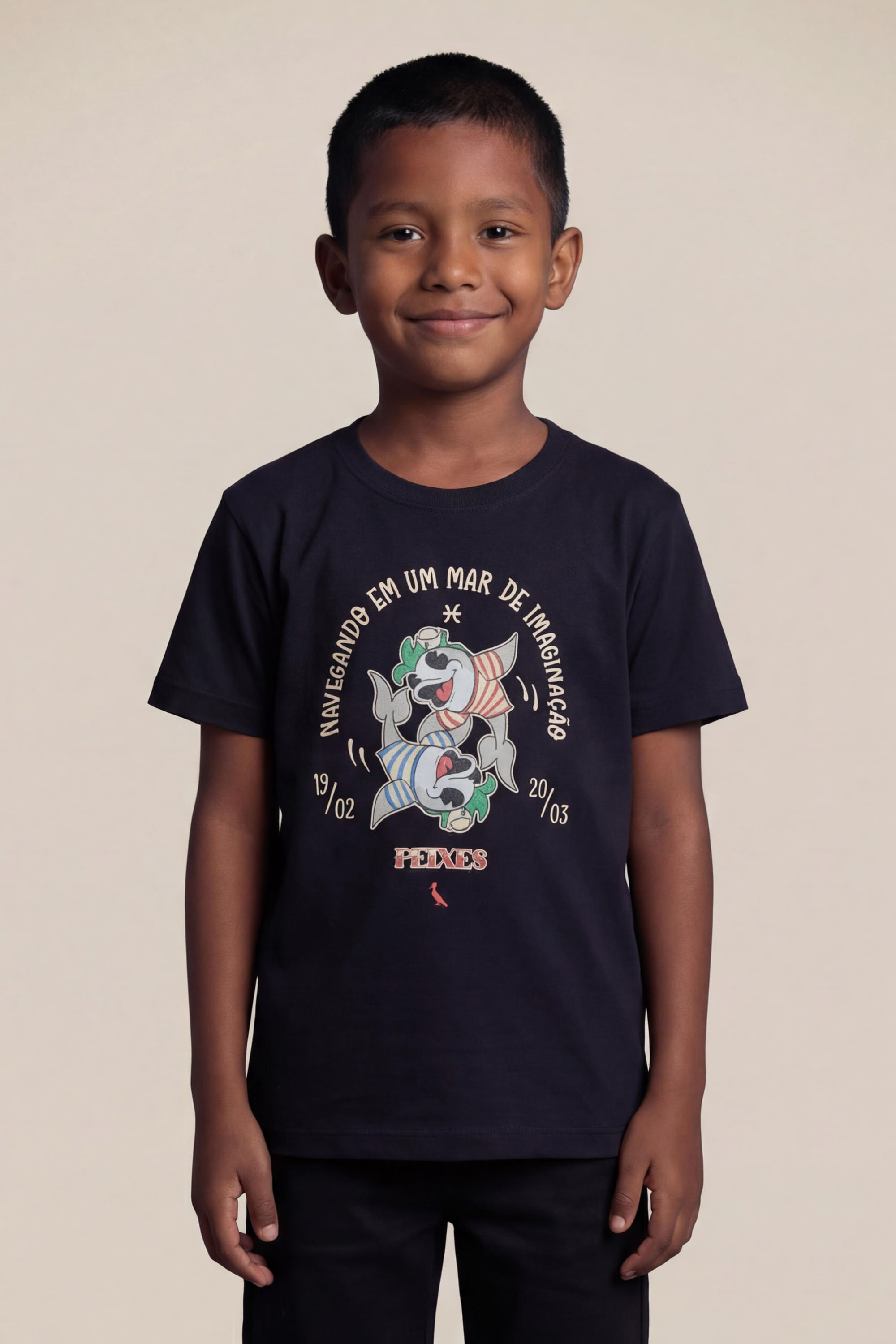 Camiseta Mini Est Peixes