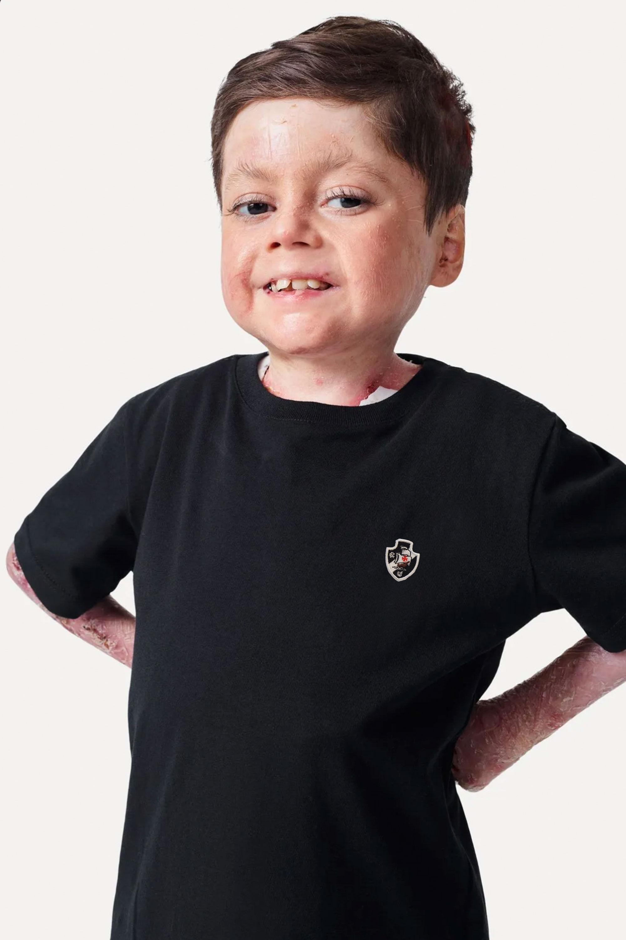 Camiseta Escudo Vasco Bordado