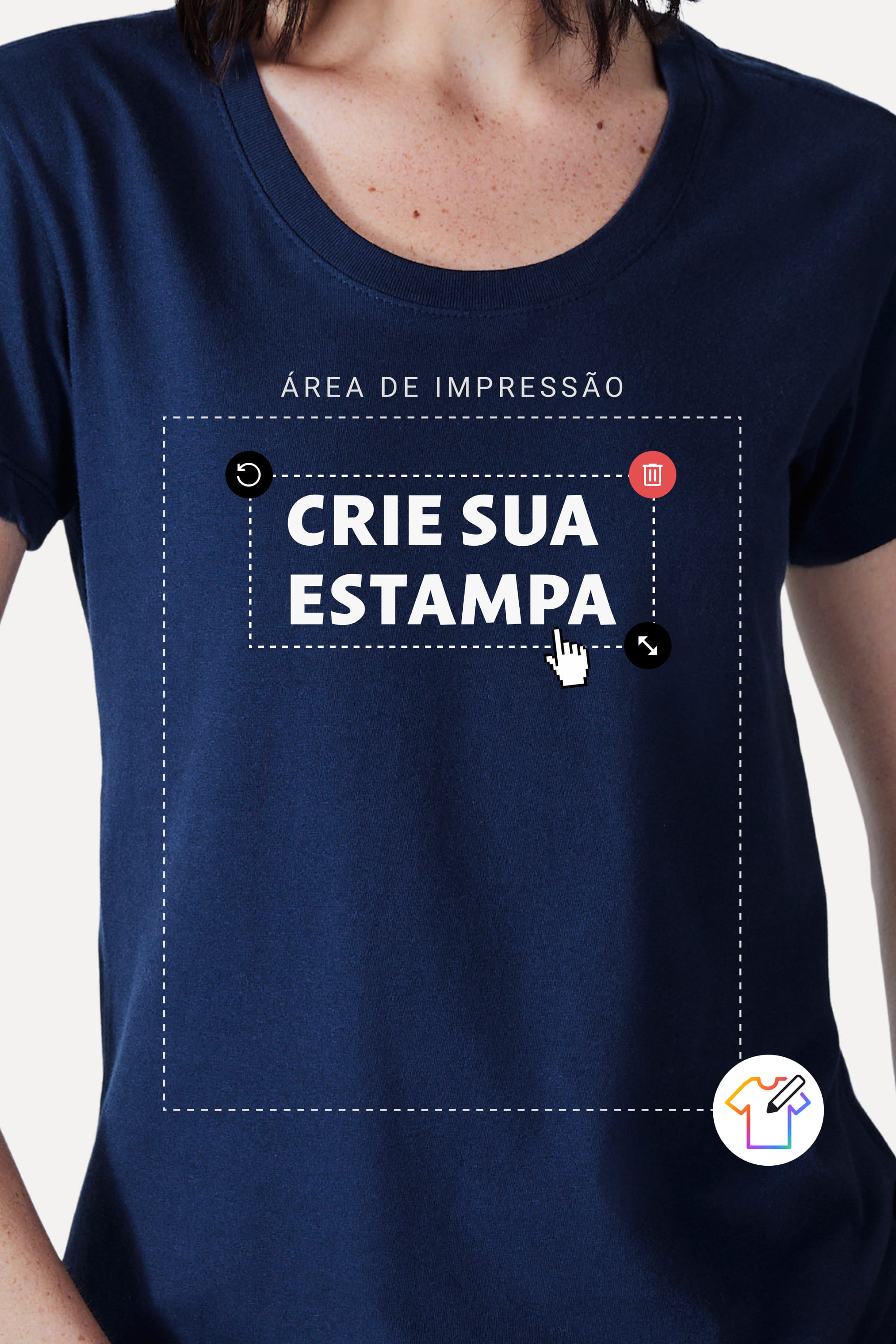 Camiseta Fem Personalizada Faca Vc